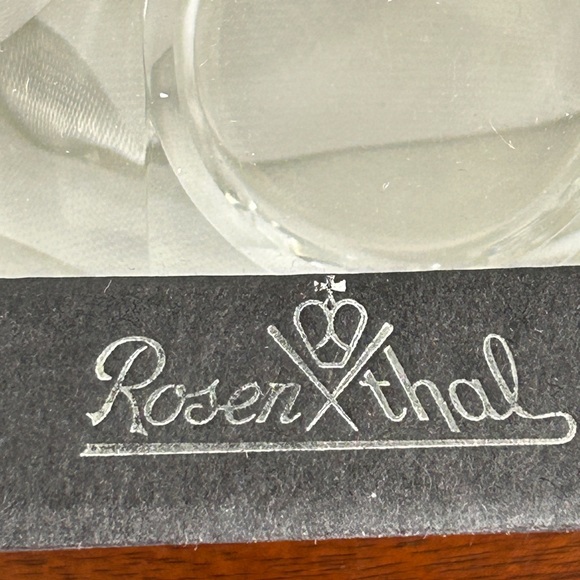 Rosenthal Crystal Votive Cut Half Round Candle Holder - Picture 3 of 12
